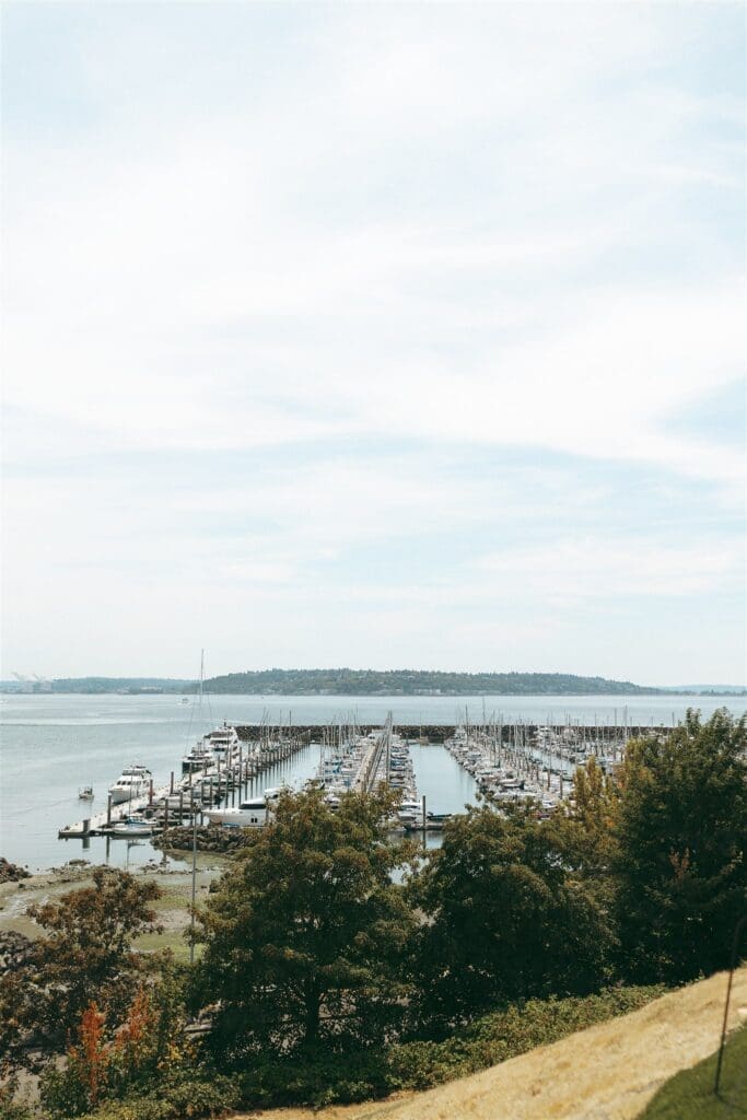 Luxury Seattle wedding venue in the overlooking Elliot Bay