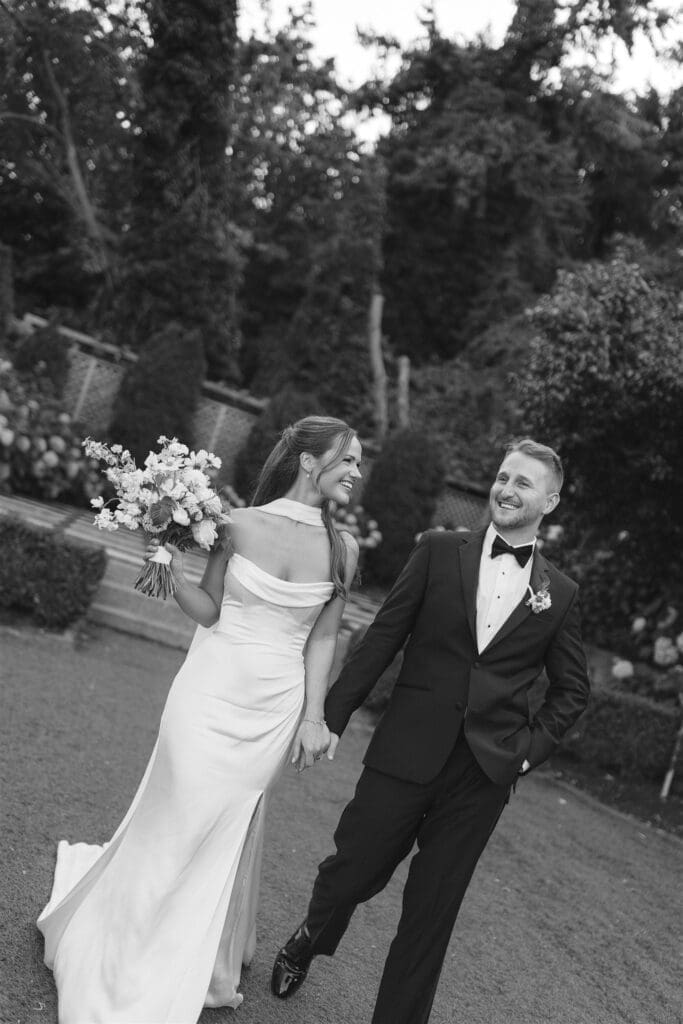 Bride and groom portraits at a historic Seattle Wedding Venue