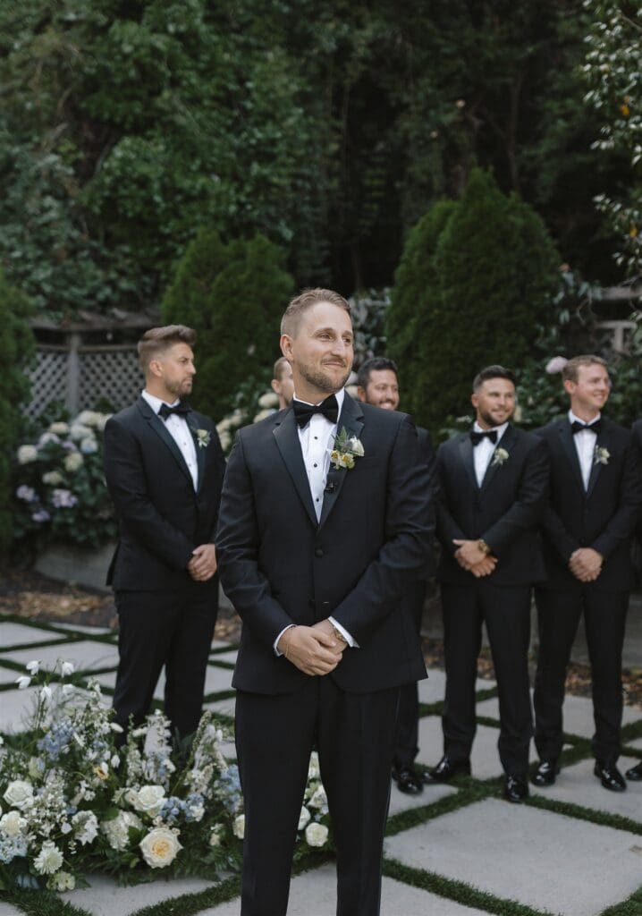 The Admiral's House wedding ceremony in Seattle