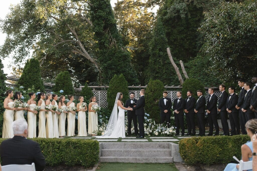 The Admiral's House wedding ceremony in Seattle