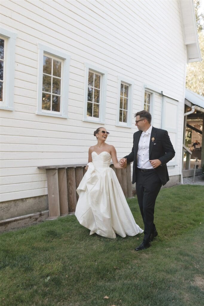 Santucci Farm bride and groom portraits for a summer wedding