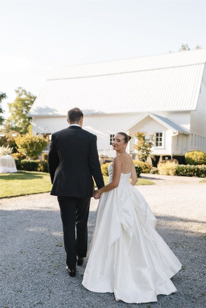 Santucci Farm bride and groom portraits for a summer wedding