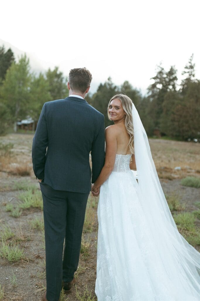 Leavenworth, Washington bride and groom portraits 
