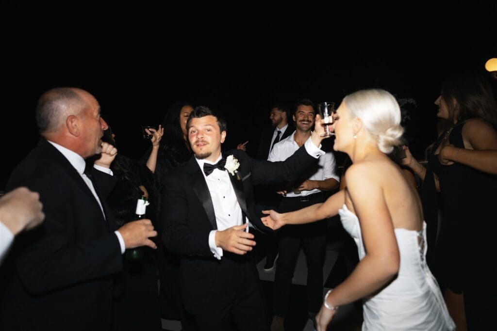 Laguna Beach wedding reception in Southern California