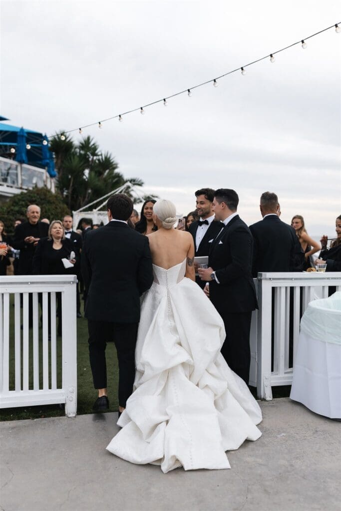 Laguna Beach wedding reception in Southern California