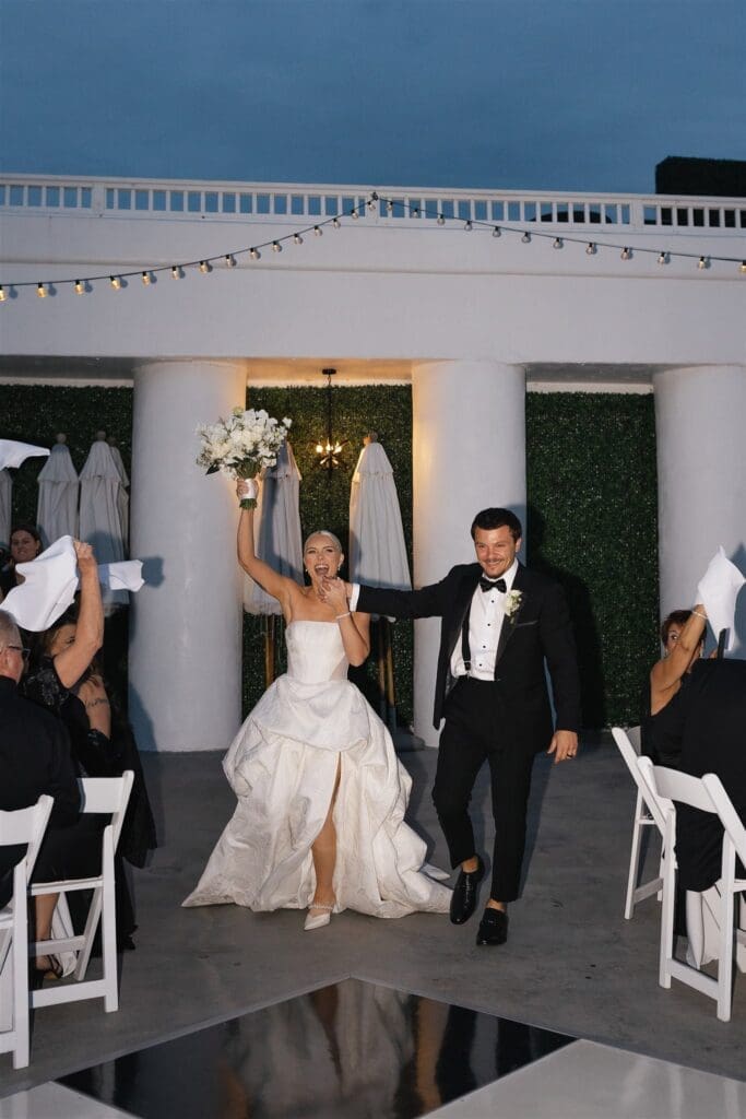 Laguna Beach wedding reception in Southern California