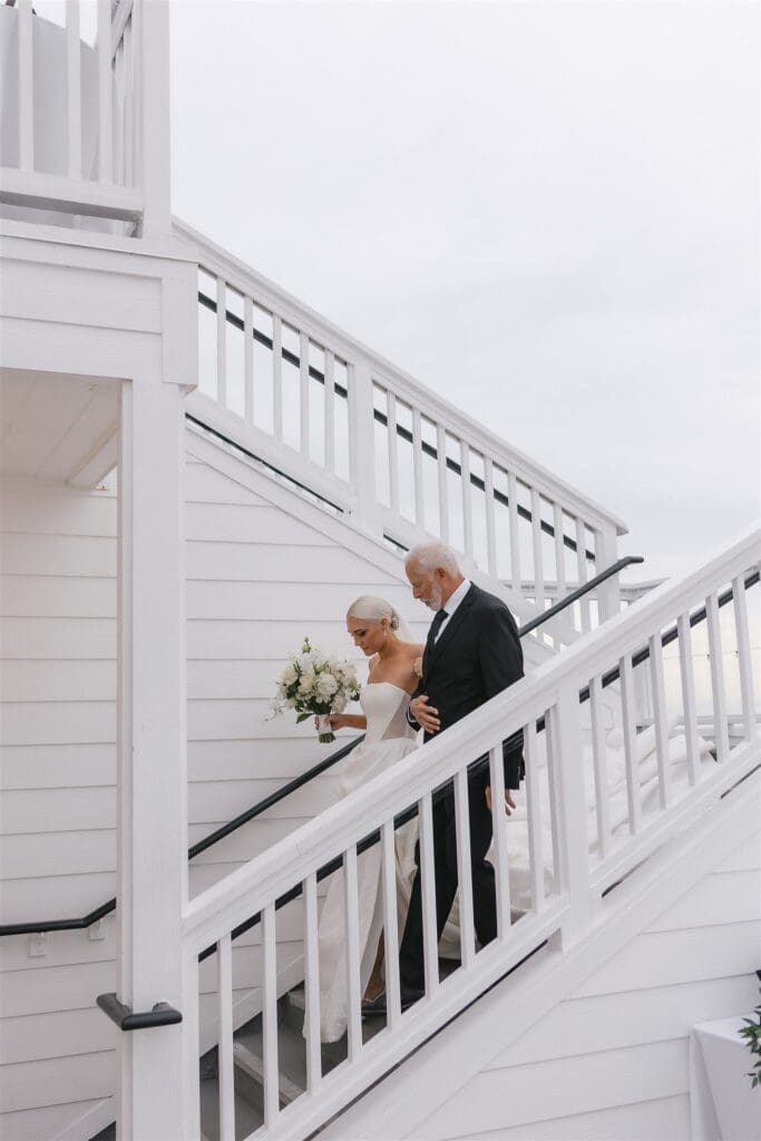 Black-tie Laguna Beach wedding ceremony