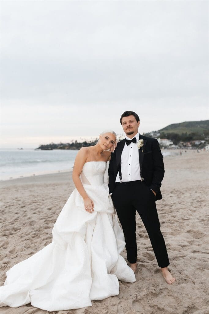 Laguna Beach bride and groom photos in Southern California