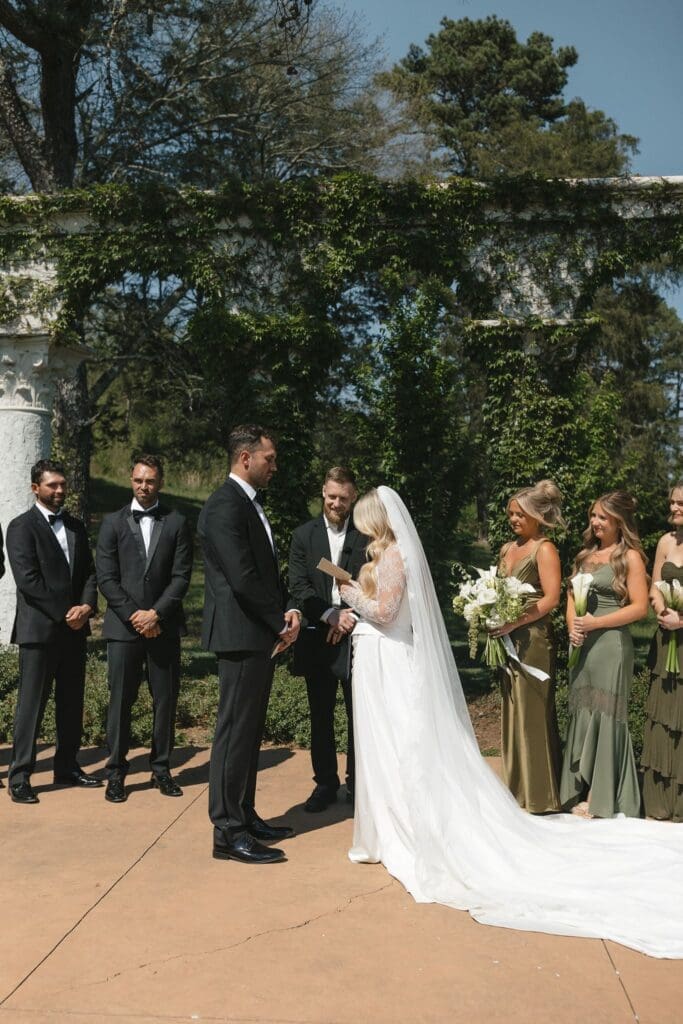 Chattanooga Wedding ceremony at Howe Farms in Tennessee
