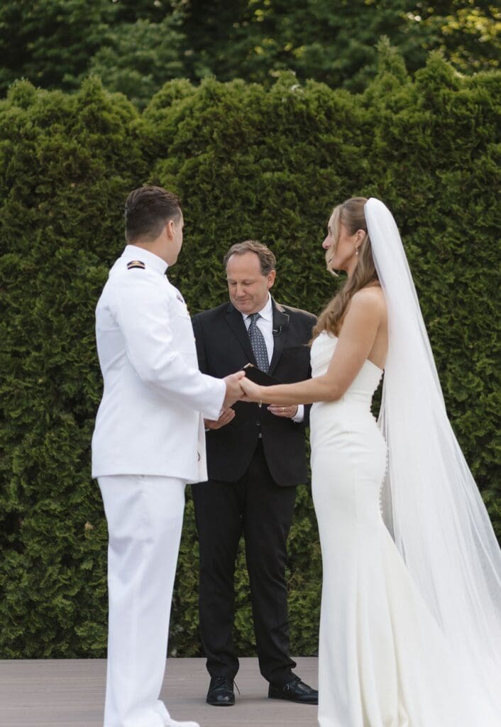 Columbia Collective wedding ceremony in Woodinville