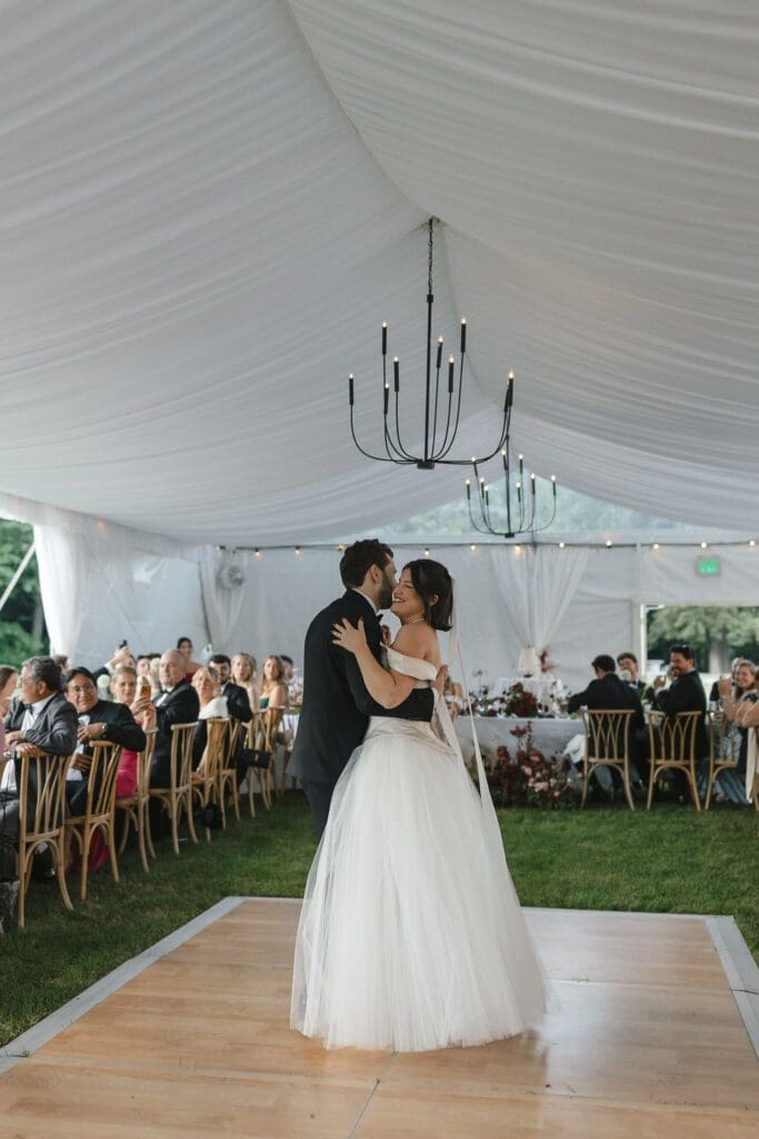 Wedding reception and party at The Lodge at St. Edward Park